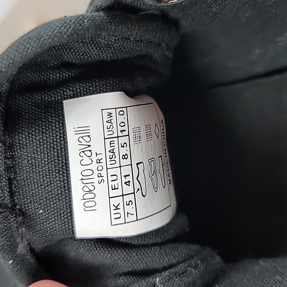 Roberto Cavalli Sport Canvas Men's Sneakers. Brand New. - Picture 13 of 13